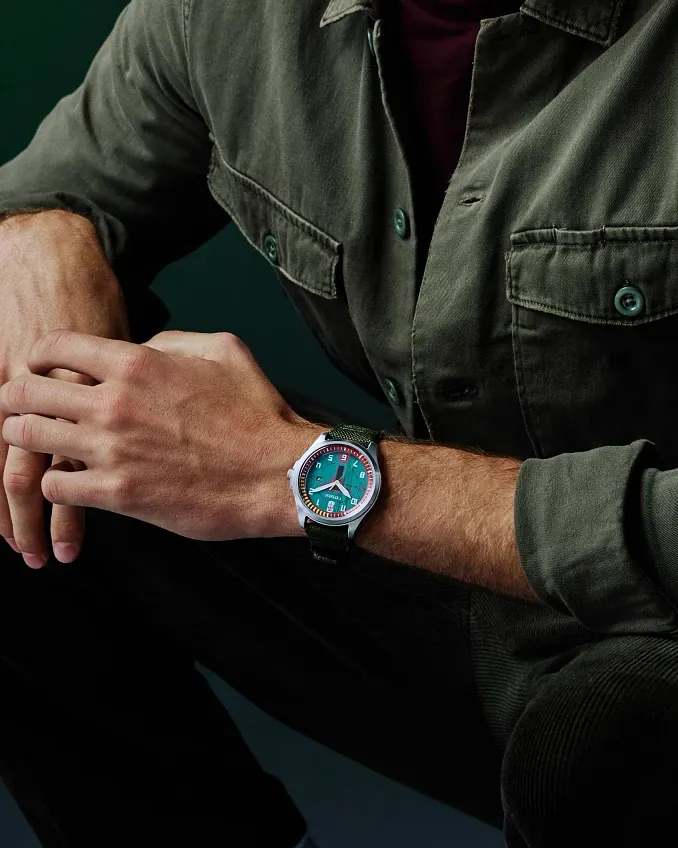 時計 Pattiya Boba Fett Green Dial Nylon Strap AW1418-06W | CITIZEN